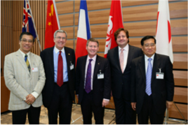 国際シンポジウム 懇親会にて
